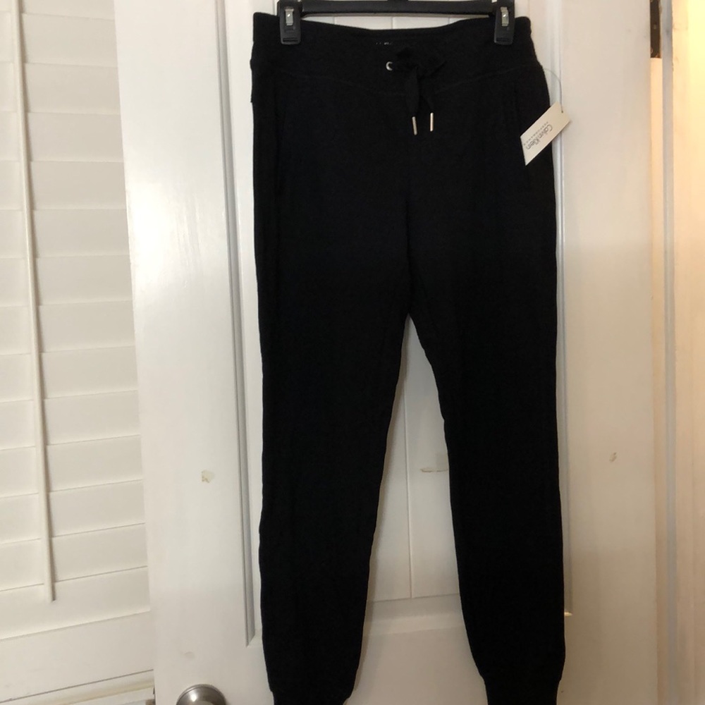 Black Calvin Klein performance sweats
